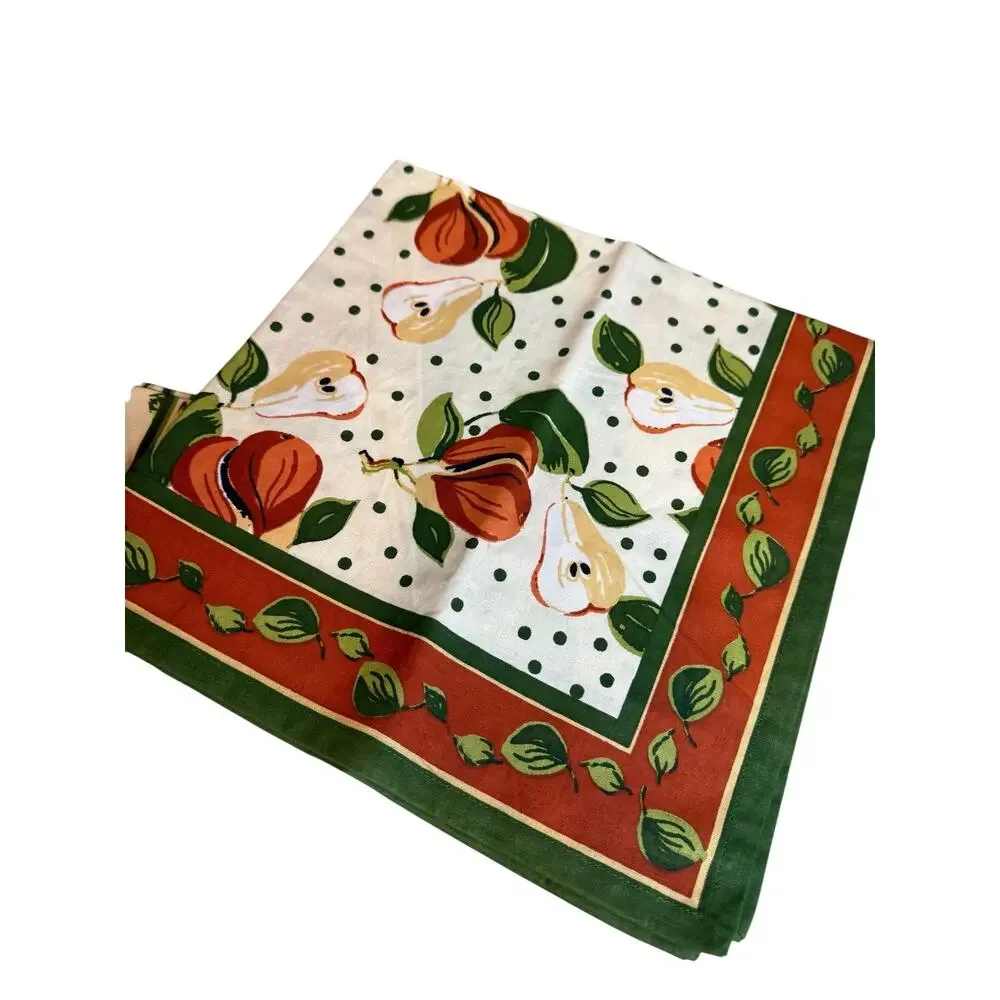 Pomegranate Dancing Artichoke & Pear Napkin Linen Bundle